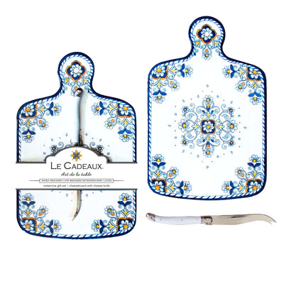 Le Cadeaux - Sorrento Cheese Board with Cheese Knife Gift Set - Tarvos Boutique