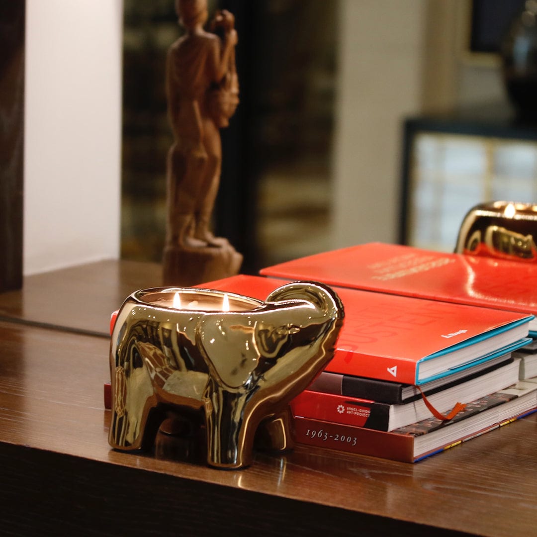 Thompson Ferrier - Gold Elephant Candle