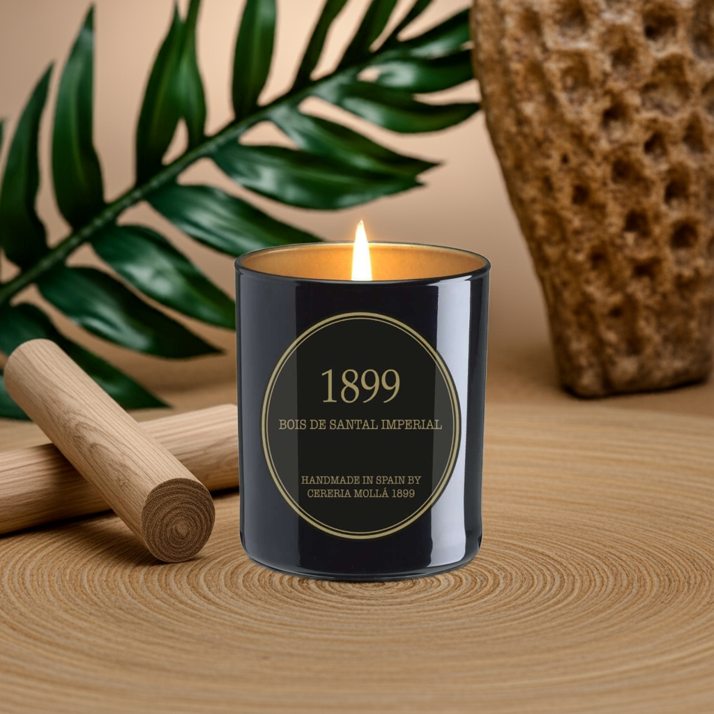 Cereria Molla - Bois de Santal Imperial Black & Gold Premium Candle