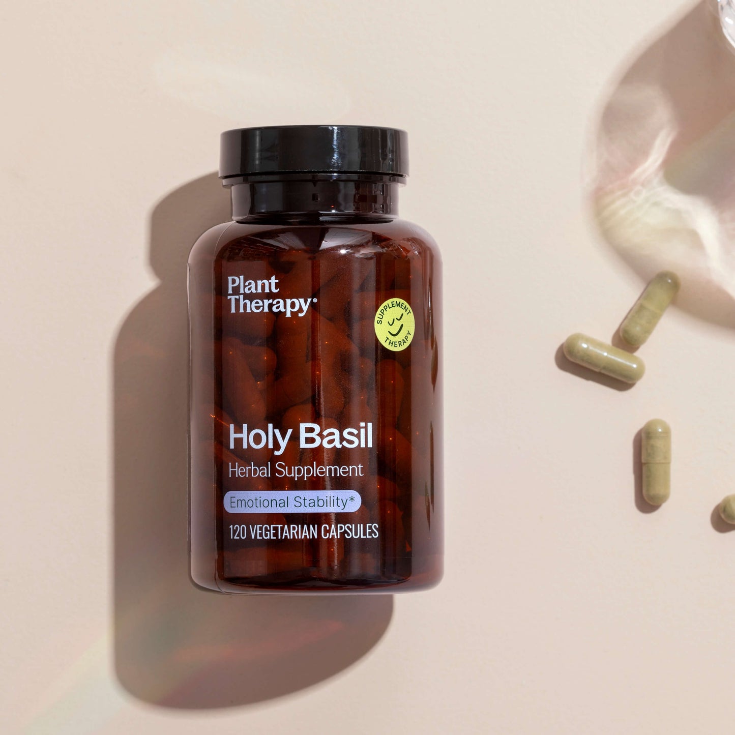 Plant Therapy - Holy Basil Herbal Supplement - 120 Capsules