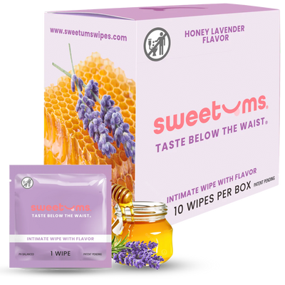 Sweetums Wipes - Honey Lavender Flavored Wipes