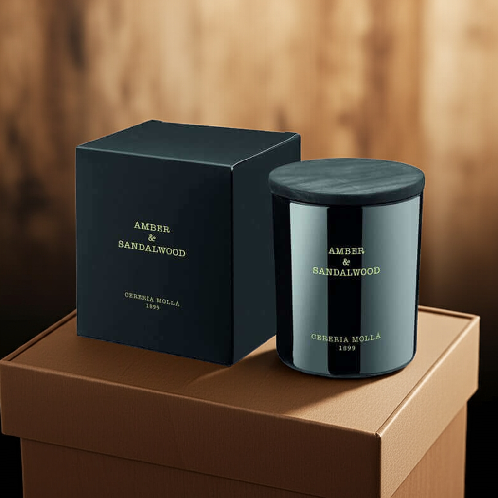 Cereria Molla - Amber & Sandalwood Candle - 8 oz / 230 g