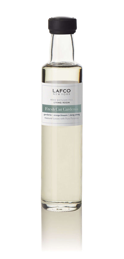 Lafco New York - Fresh Cut Gardenia Reed Diffuser Refill - Living Room 8.4 oz - Tarvos Boutique