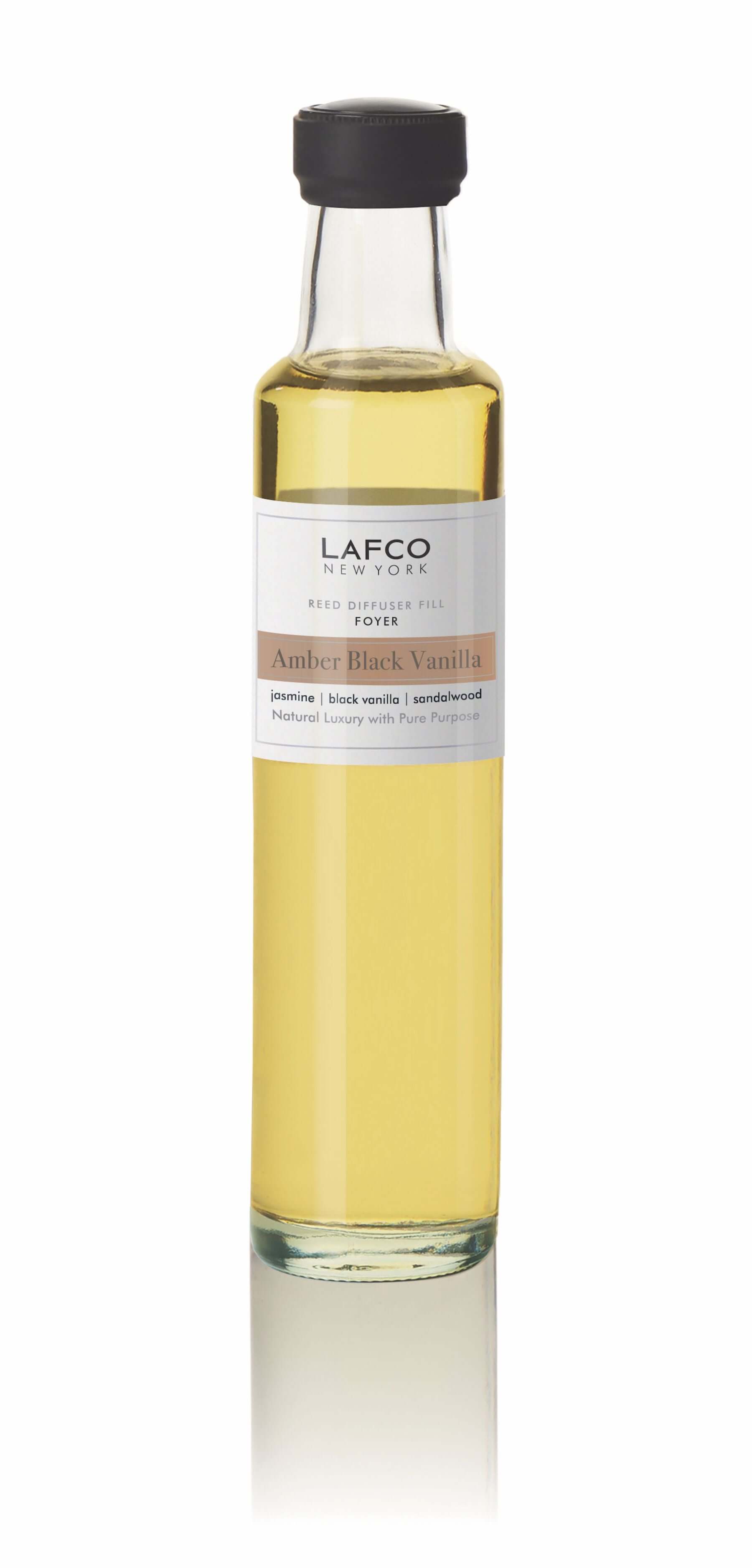 Lafco New York - Amber Black Vanilla Reed Diffuser Refill - Foyer 8.4 oz - Tarvos Boutique