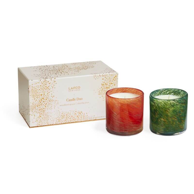 Lafco New York - Absinthe Plum & W/ Spruce Candle Duo Classic 6.5oz - Tarvos Boutique