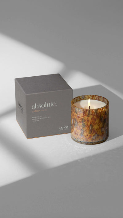 Lafco New York - Labdanum Absolute Signature Candle - patchouli, labdanum absolute, vanilla - 15.5 oz / 439 g - Tarvos Boutique