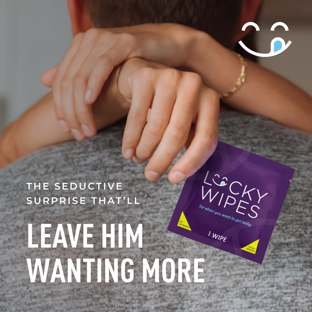 Sweetums Wipes - Strawberries and Cream Flavored Men's Wipes
