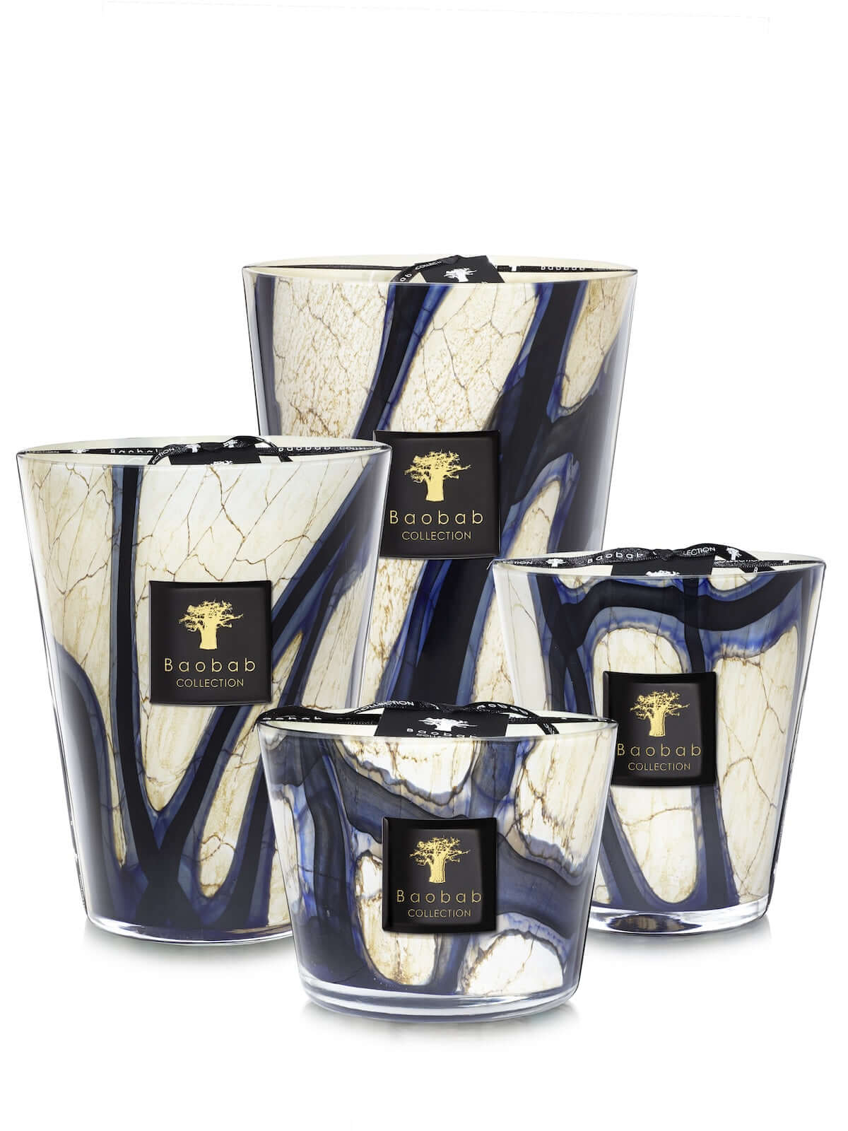 Baobab Collection - Candle Stones Lazuli - Cardamom-Sea Salt-Musk - MAX16 - Tarvos Boutique