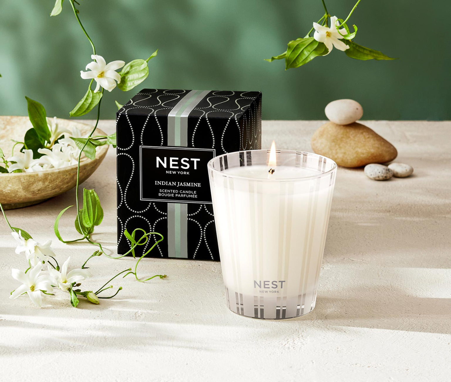 Nest New York - Indian Jasmine Candle - Tarvos Boutique