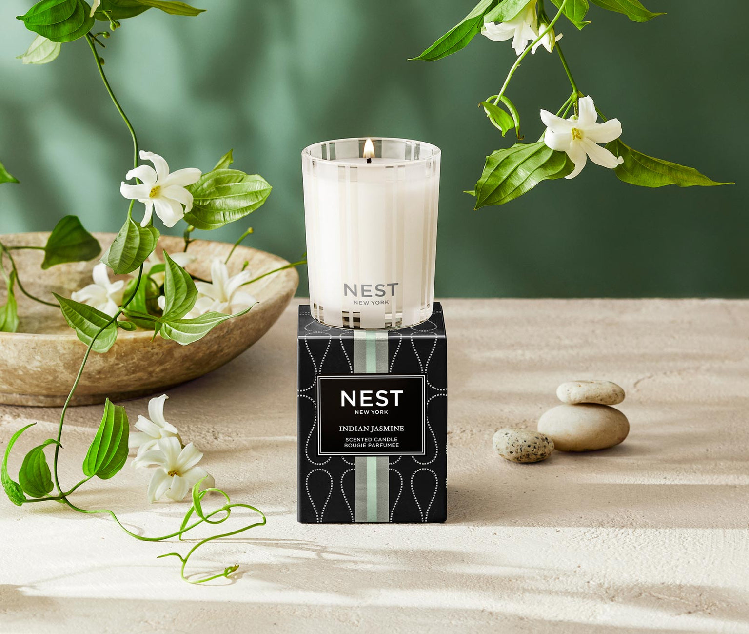Nest New York - Indian Jasmine Candle - Tarvos Boutique