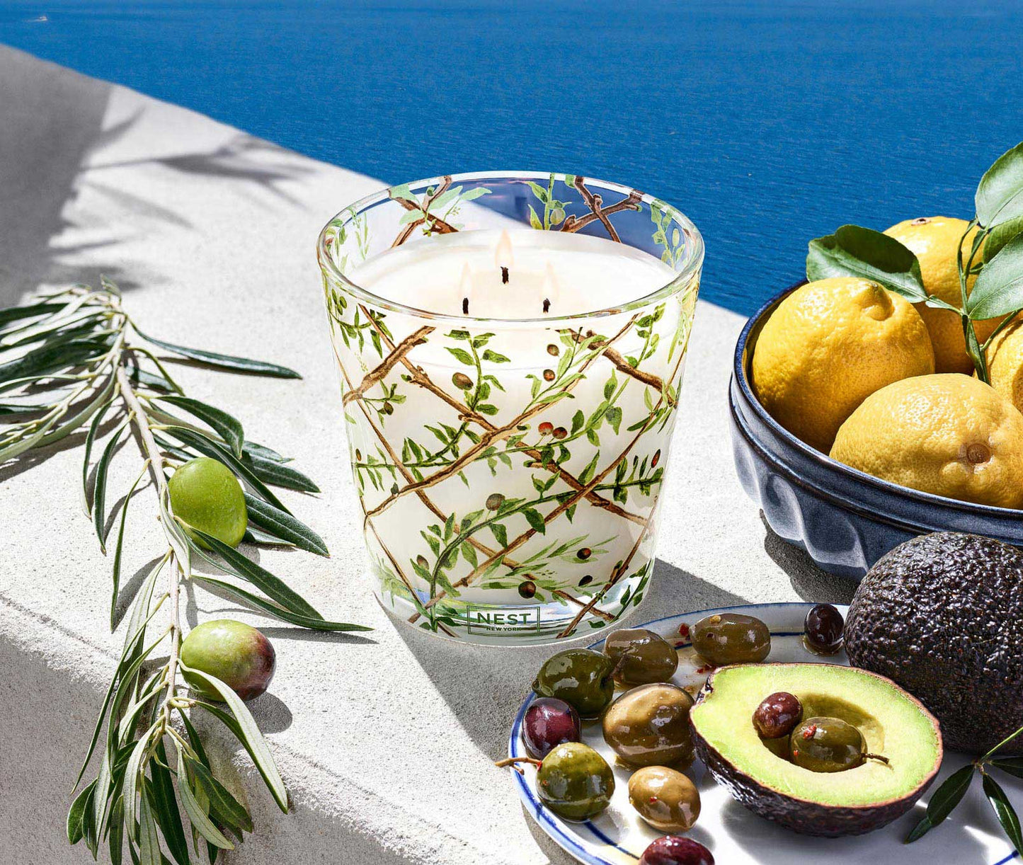 NEST New York - Santorini Olive & Citron Classic Candle Candle