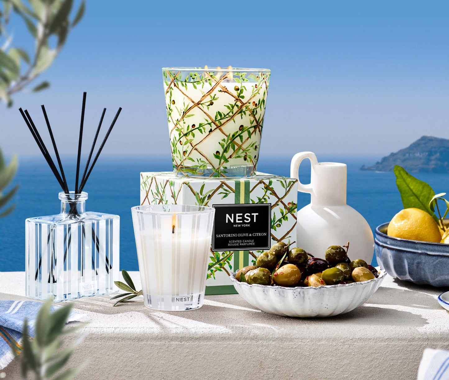 NEST New York - Santorini Olive & Citron Classic Candle Candle