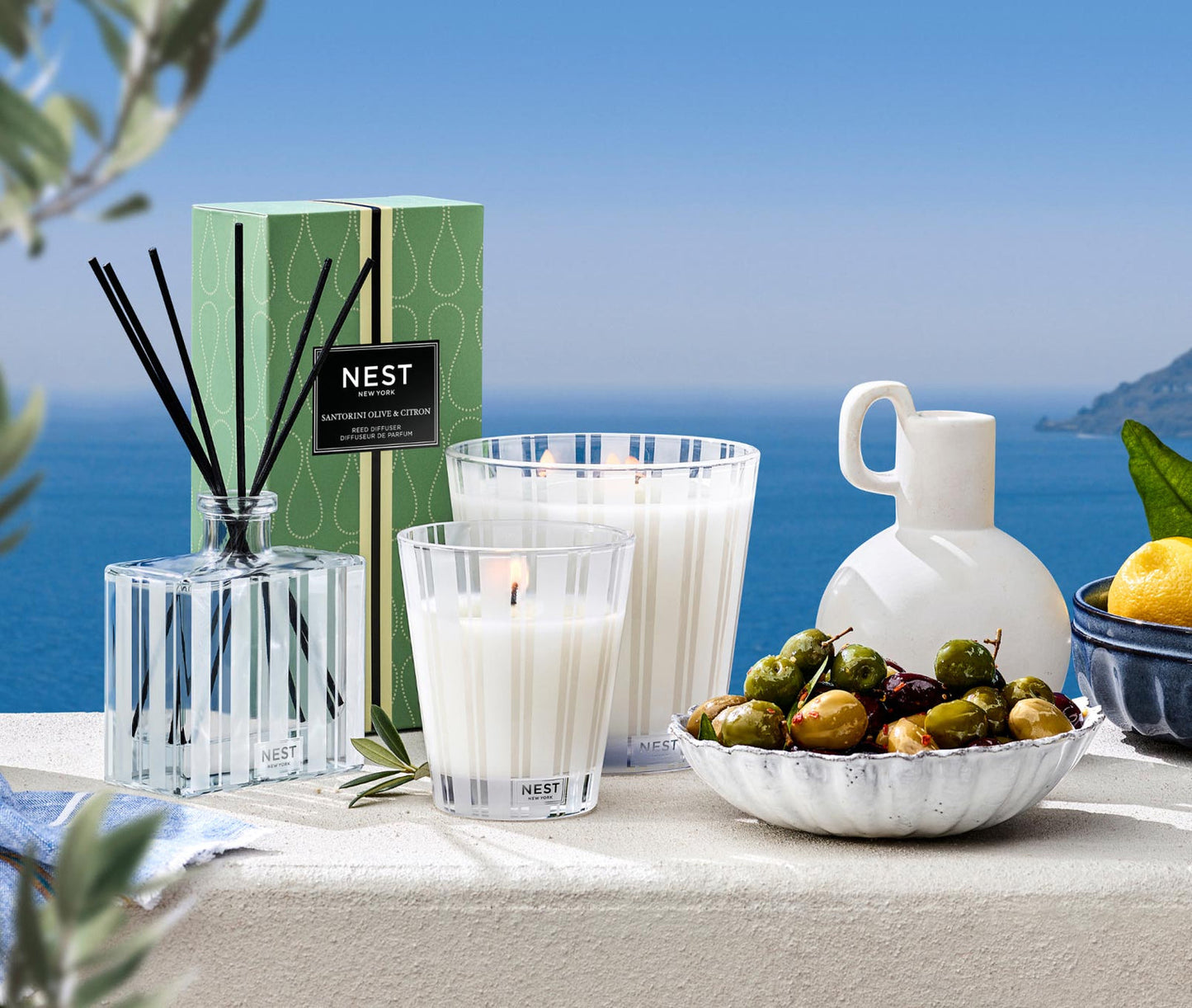 NEST New York - Santorini Olive & Citron Classic Candle Candle