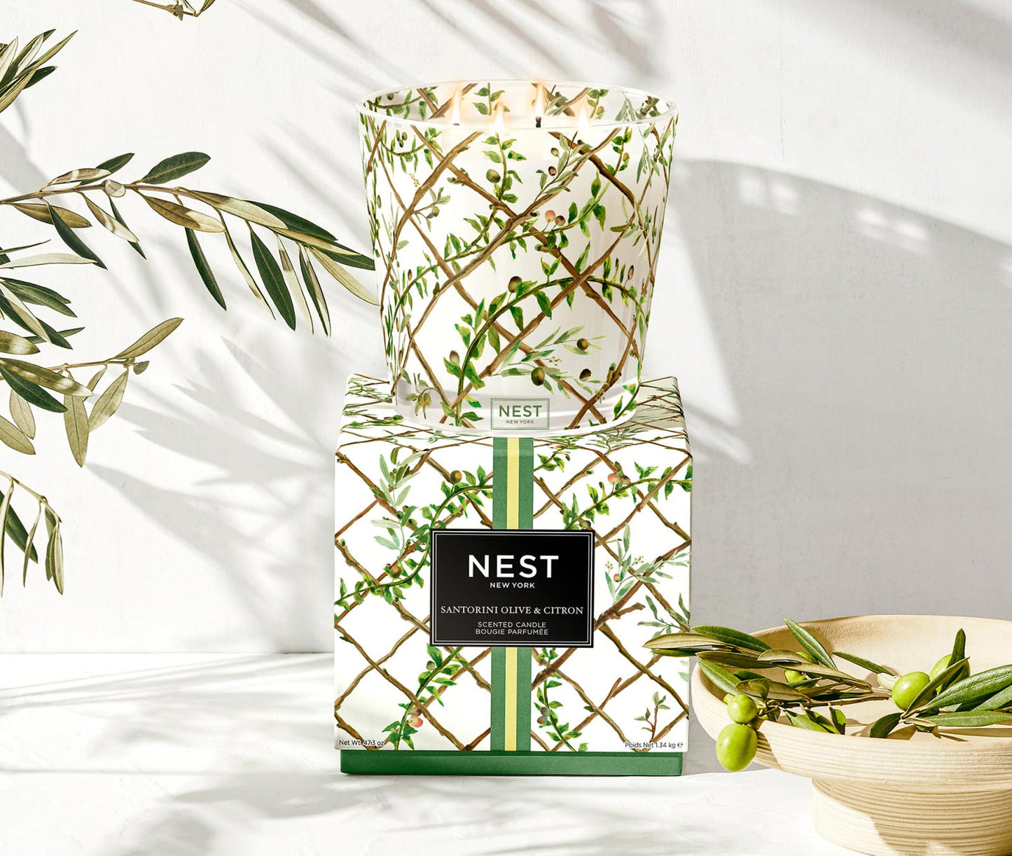 NEST New York - Santorini Olive & Citron Classic Candle Candle