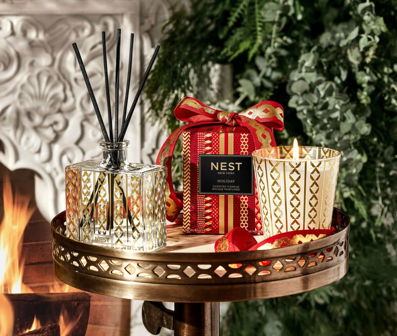 NEST New York - Holiday Reed Diffuser - Tarvos Boutique