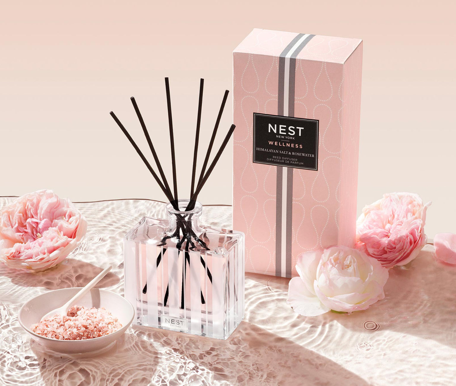 Nest New York - Himalayan Salt & Rosewater Diffuser - Tarvos Boutique
