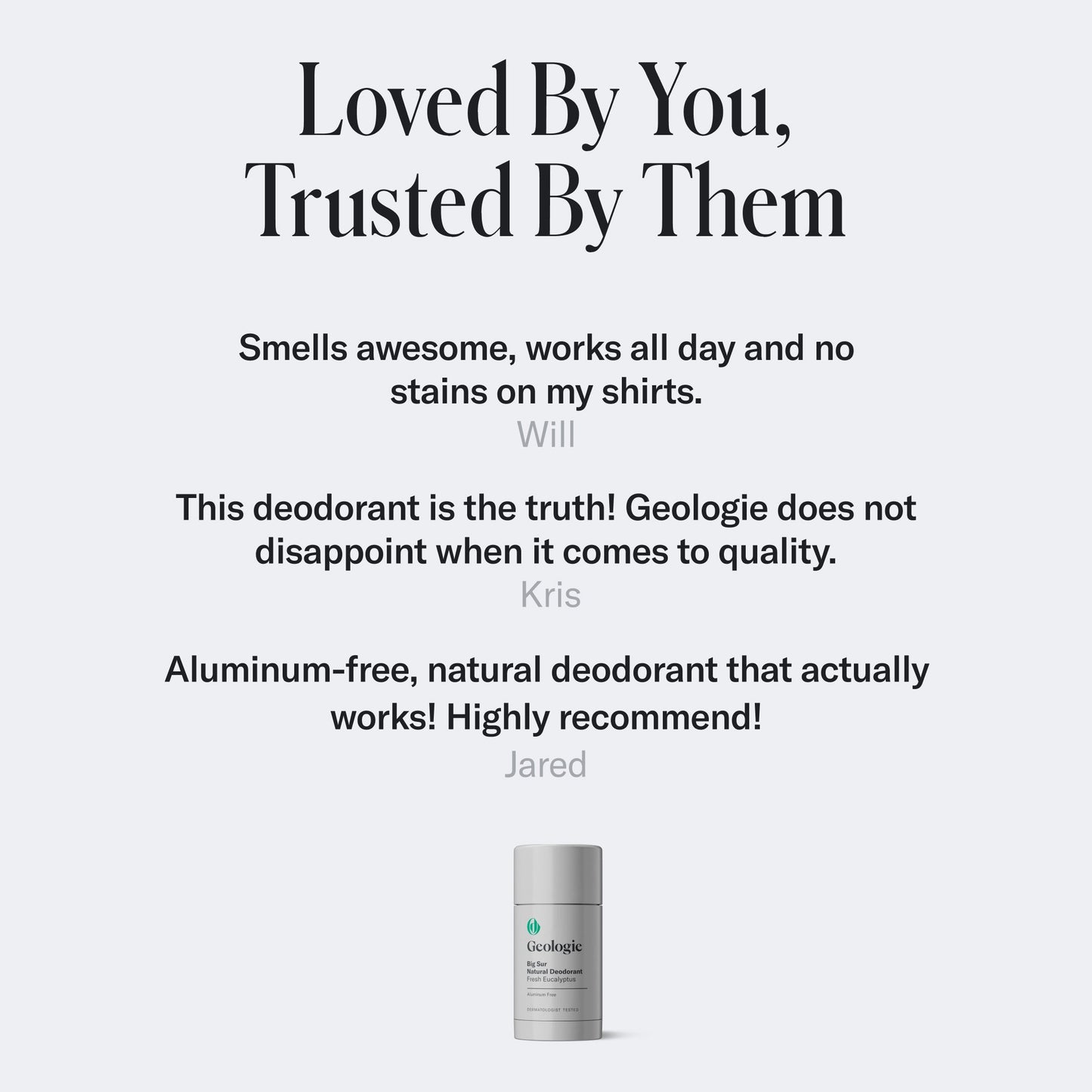 Geologie - Natural Deodorant