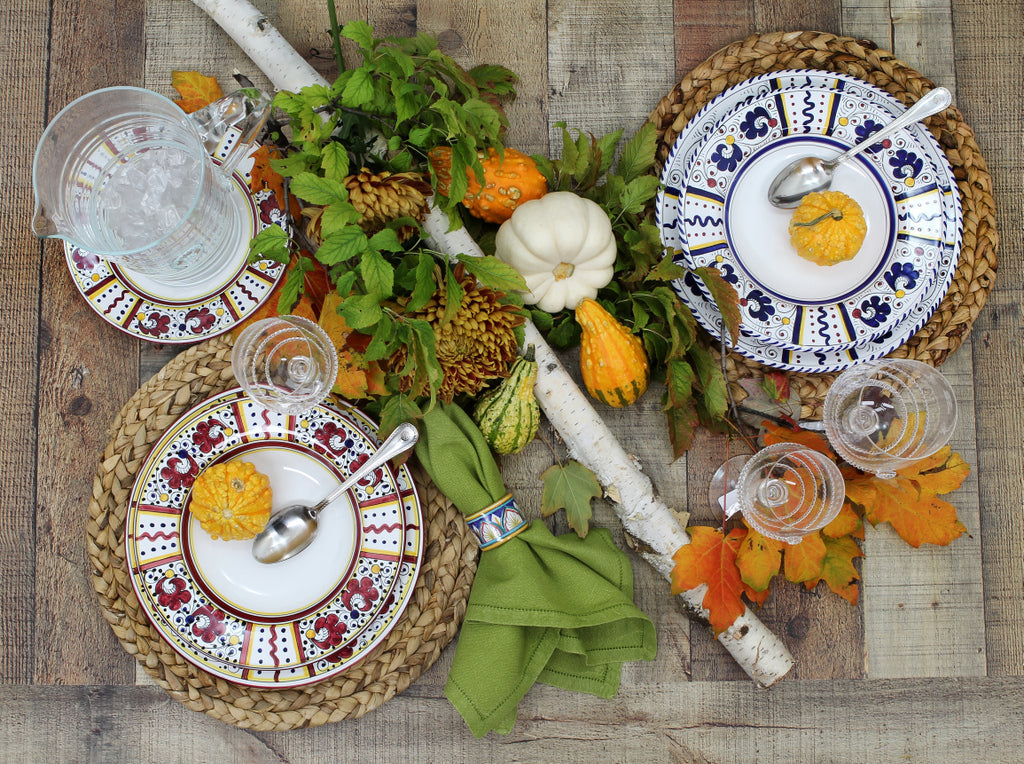 ORVIETO BLUE ROOSTER: Napkin Holder