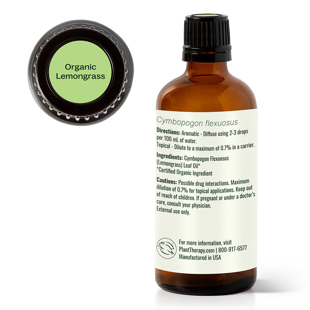 Plant Therapy - Organic Lemongrass Essential Oil