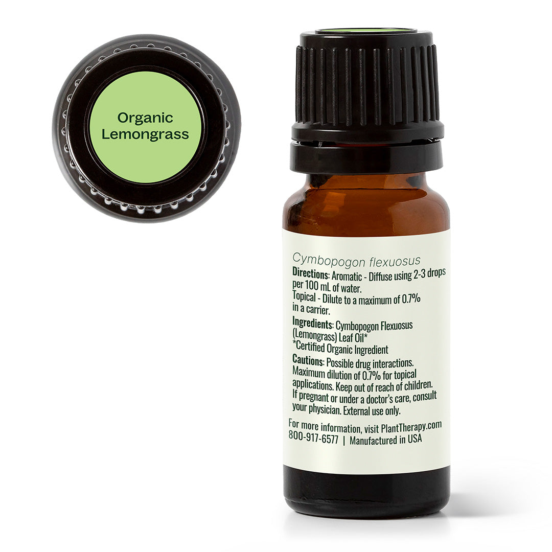 Plant Therapy - Organic Lemongrass Essential Oil