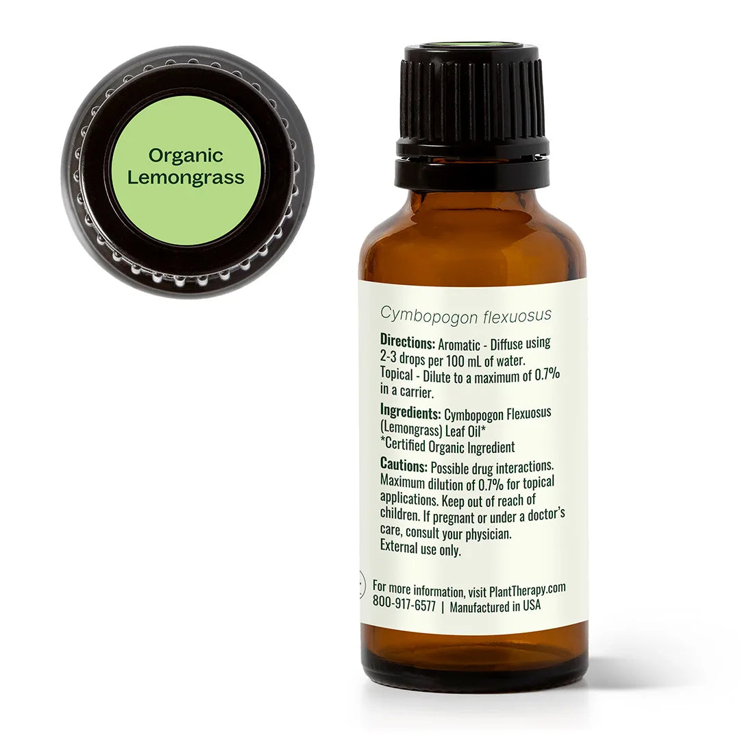 Plant Therapy - Organic Lemongrass Essential Oil