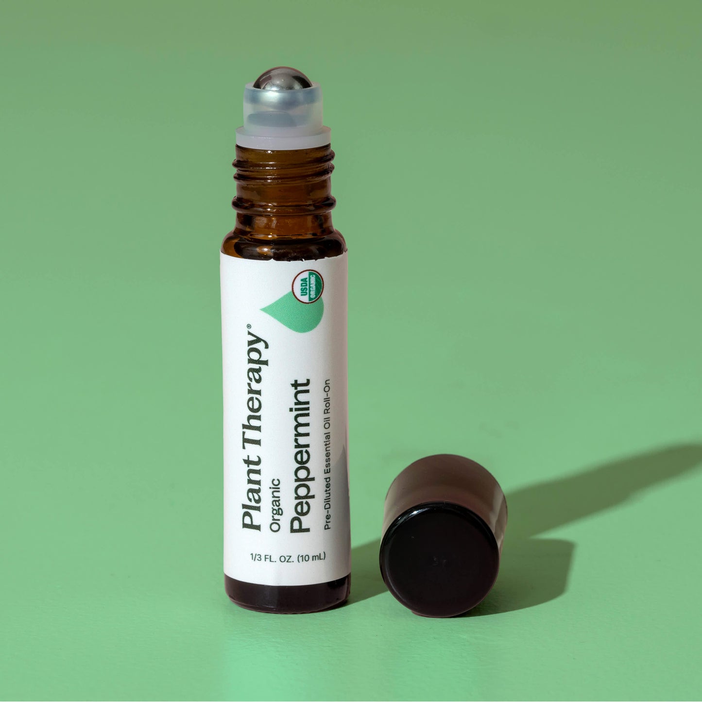 Plant Therapy - Organic Peppermint Essential Oil Pre-Diluted Roll-On