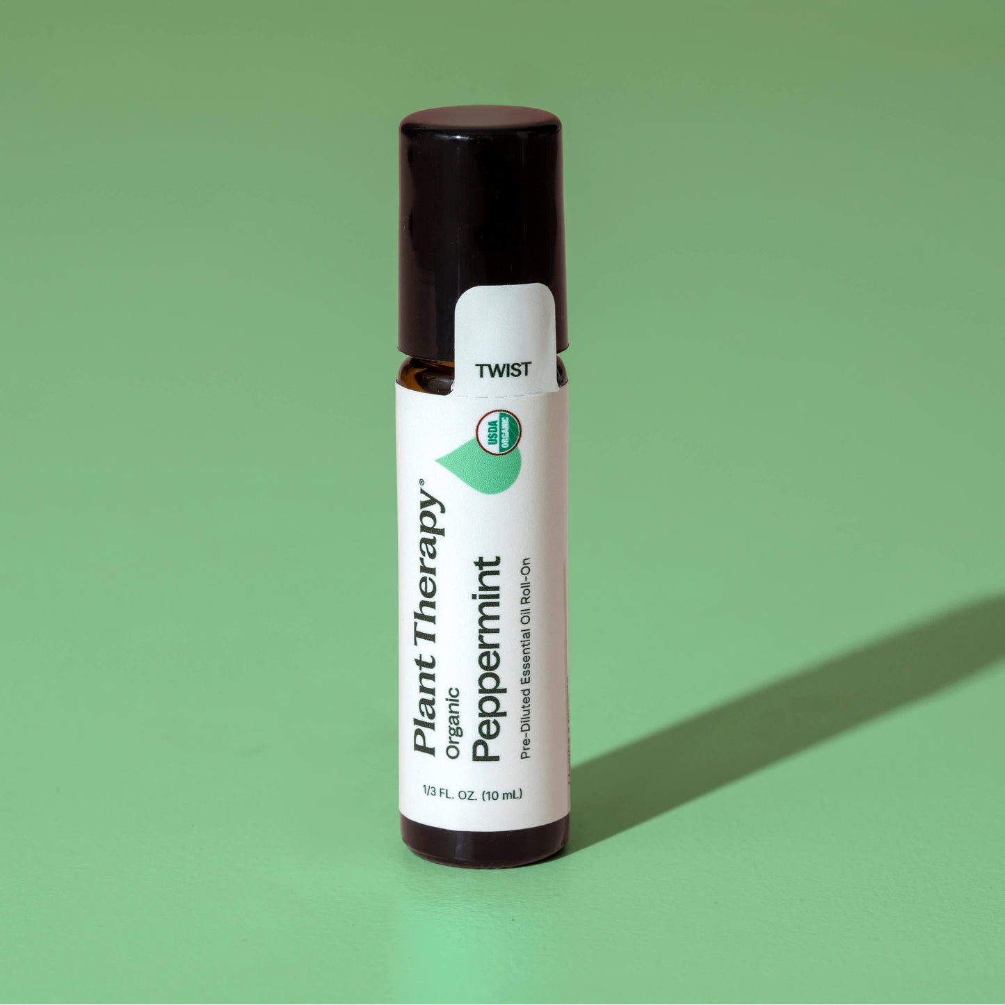 Plant Therapy - Organic Peppermint Essential Oil Pre-Diluted Roll-On