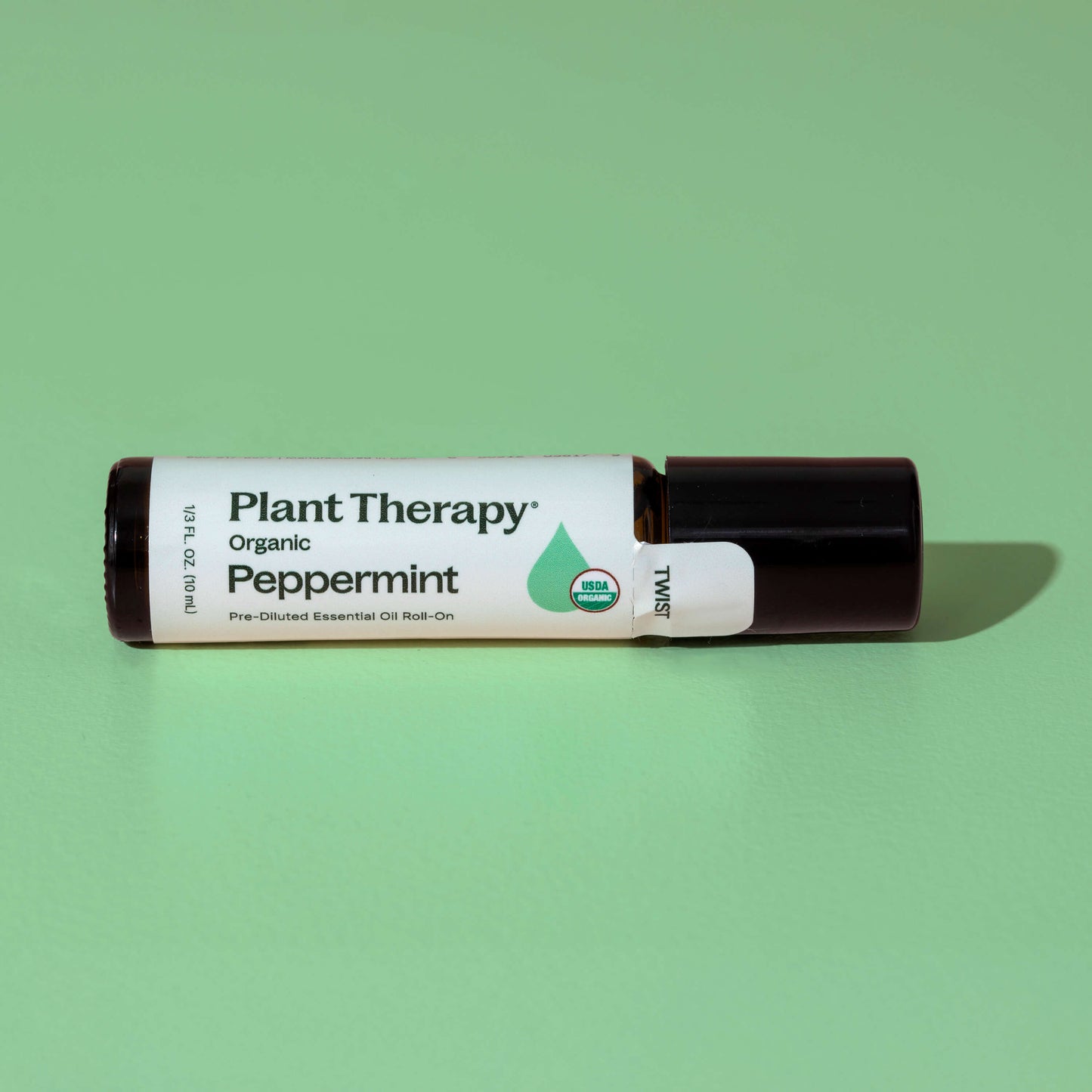 Plant Therapy - Organic Peppermint Essential Oil Pre-Diluted Roll-On