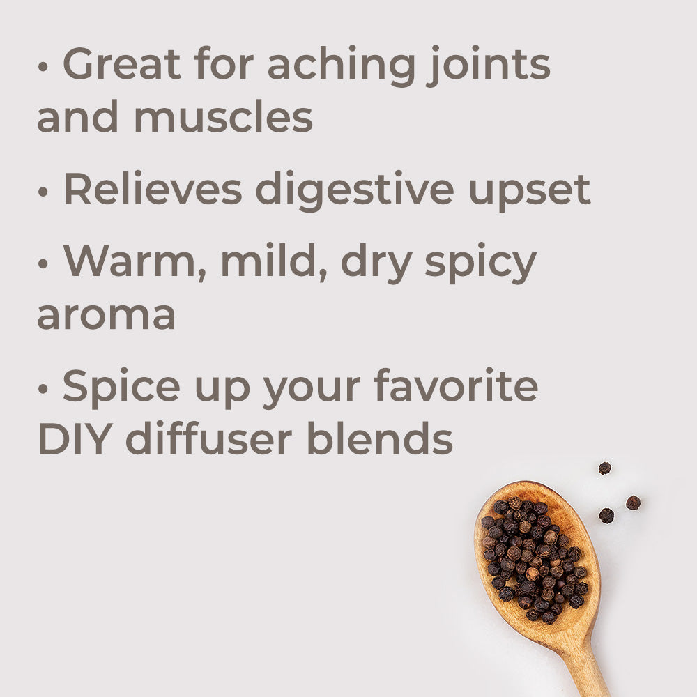 Plant Therapy - Organic Black Pepper Essential Oil