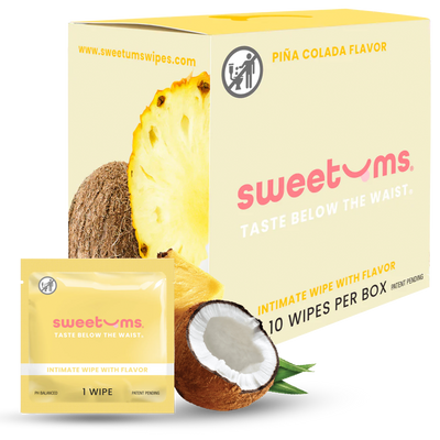 Sweetums Wipes - Piña Colada Flavored Wipes