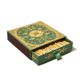 SKEEM - Match Box, Olive - 4 1/2in wide x 1 1/4in tall - 120 4-inch matches