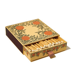 SKEEM - Match Box, Citrus - 4 1/2in wide x 1 1/4in tall - 120 4-inch matches