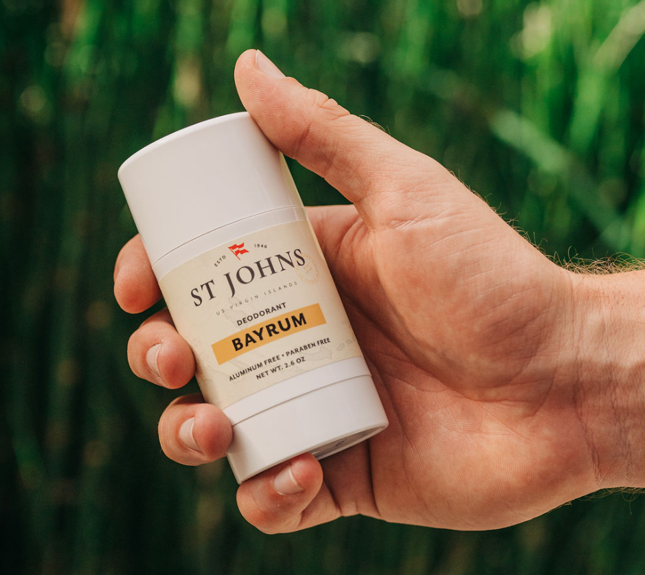 St Johns - Bay Rum Aluminum Free Deodorant