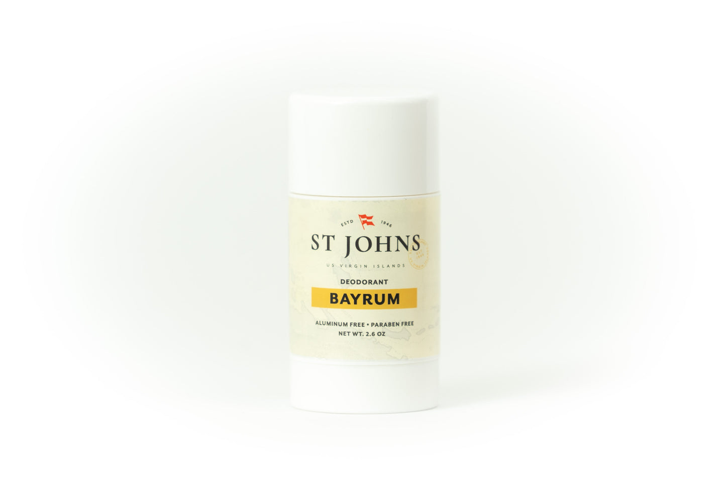 St Johns - Bay Rum Aluminum Free Deodorant