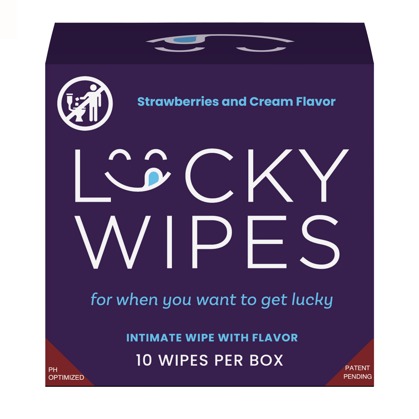 Sweetums Wipes - Strawberries and Cream Flavored Men's Wipes