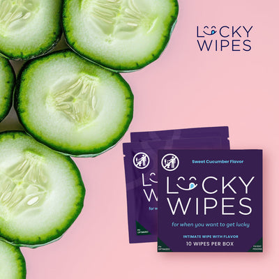 Sweetums Wipes - Sweet Cucumber Flavored Wipes For Men