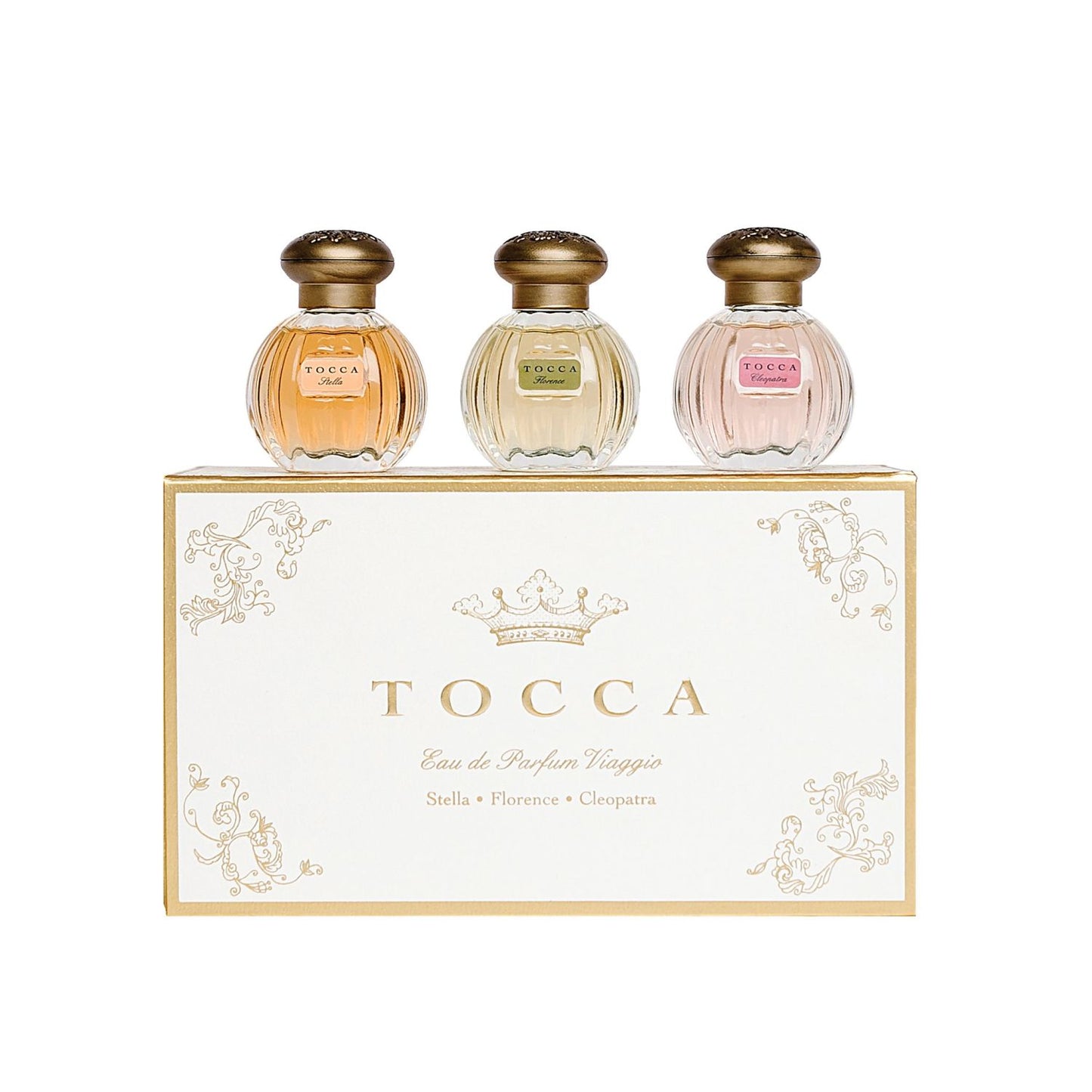 TOCCA - Eau de Parfum Viaggio Classic - 3 x 15ml EDPs Cleopatra, Stella, Florence Dabbers