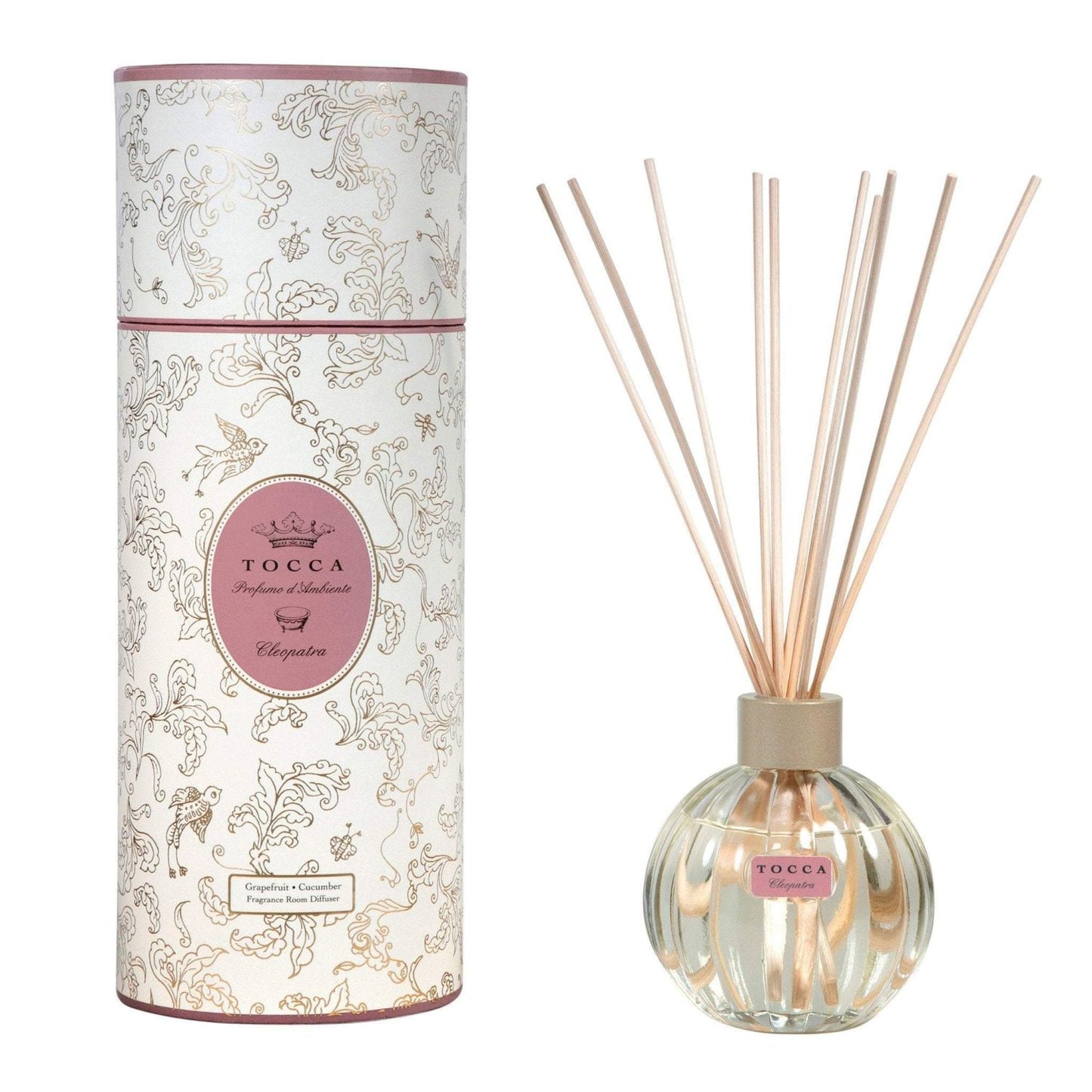 TOCCA - Cleopatra Profumo d'Ambiente - Fragrance Reed Diffuser - 5.9 fl oz / 175 mL