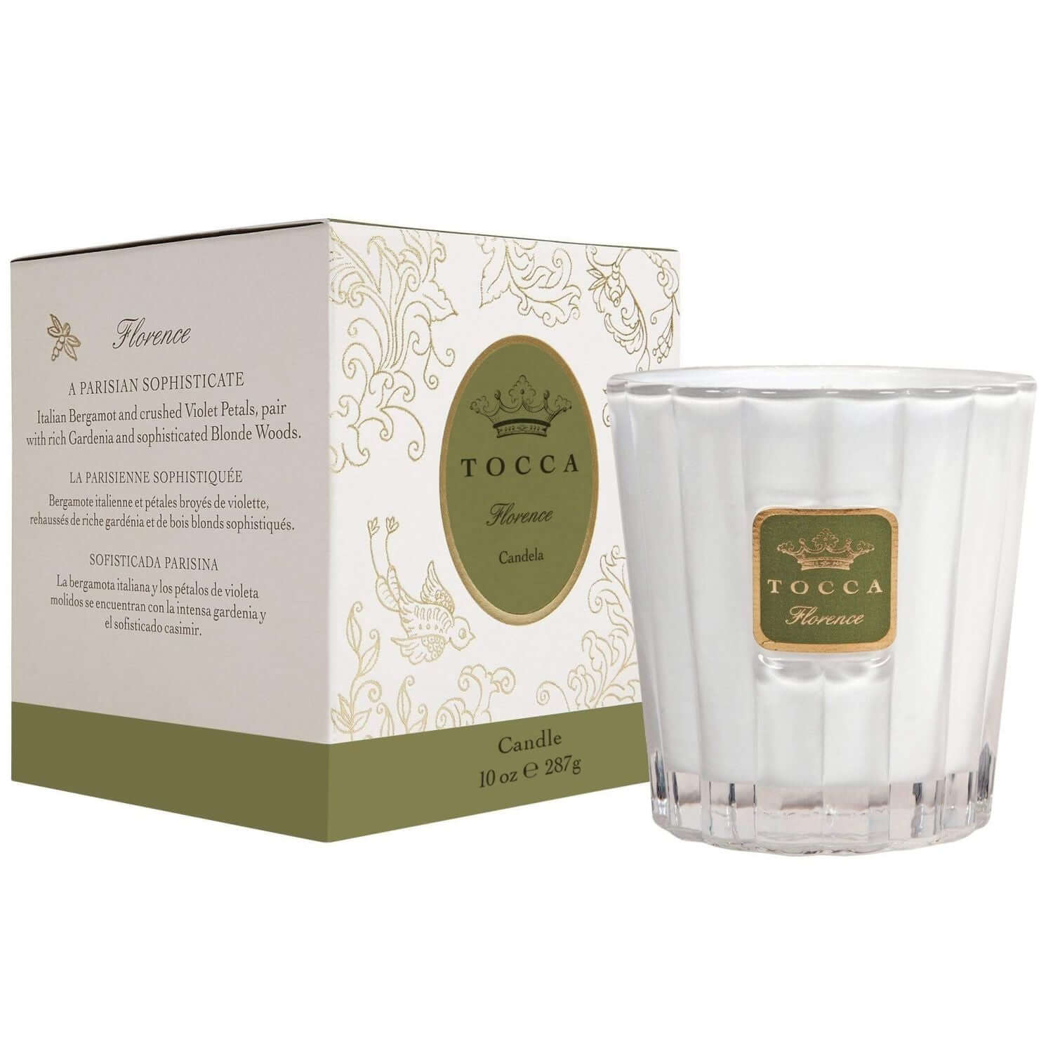 TOCCA - Florence 10oz Candela - Bergamot & Gardenia - Tarvos Boutique