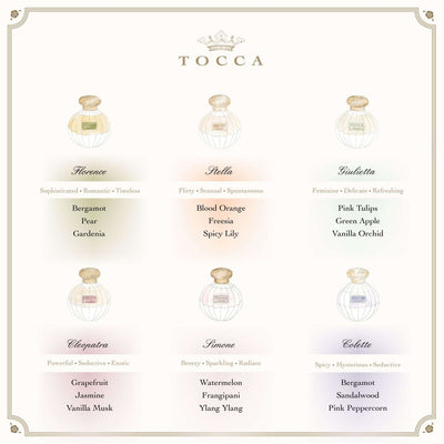 TOCCA - Florence 10oz Candela - Bergamot & Gardenia - Tarvos Boutique