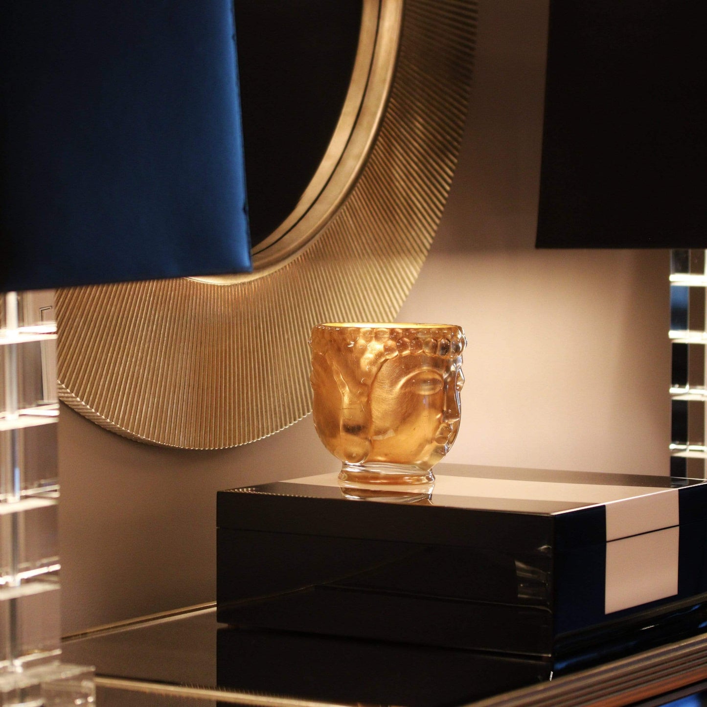 Thompson Ferrier - Croesus | 24K Gold Clear Glass Buddha Royale