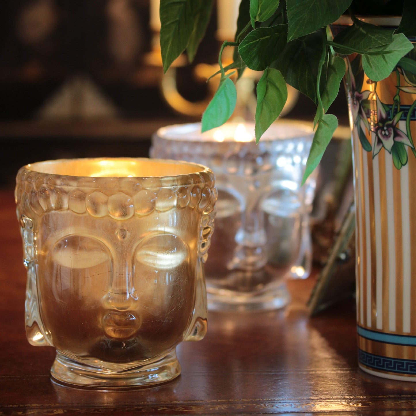 Thompson Ferrier - Croesus | 24K Gold Clear Glass Buddha Royale