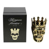 Thompson Ferrier - Gold Bonaparte Skull in Wood Charnel