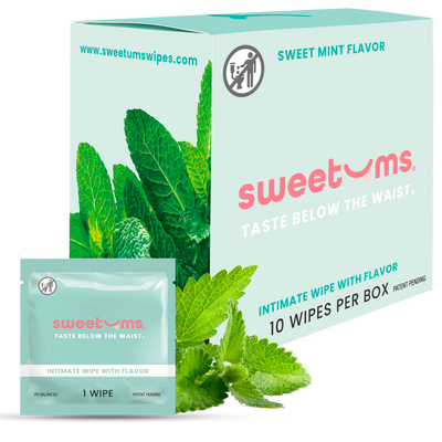 Sweetums Wipes - Sweet Mint Flavored Wipes