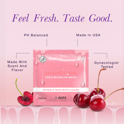 Sweetums Wipes - Cherry Flavored Wipes