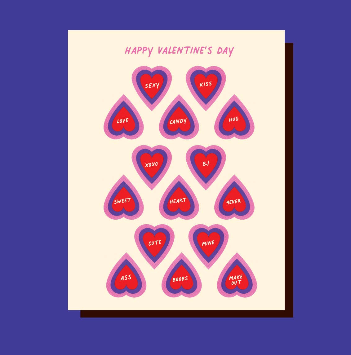 OffensiveDelightful - CANDY HEARTS FUNNY valentine card