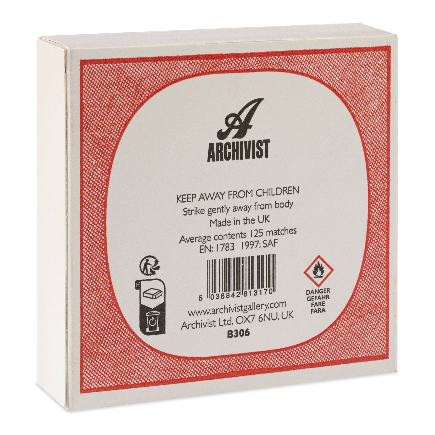 Archivist Gallery - Two Roses | Square - Safety Matches
