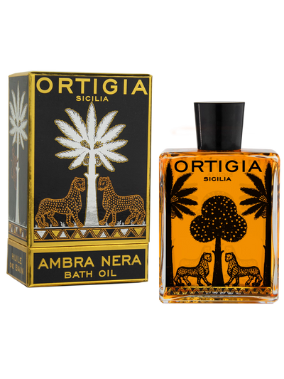 ORTIGIA Sicilia - AMBRA NERA BATH OIL 200ML - 6.8 fl. oz.