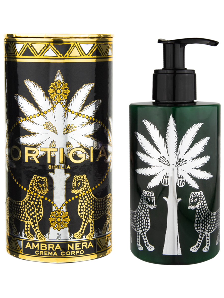 ORTIGIA Sicilia - AMBRA NERA BODY CREAM 300ML - 10 fl.oz.