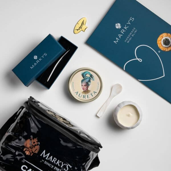 Buy MARKY'S AURETA Golden Osetra Caviar Online - Tarvos Boutique